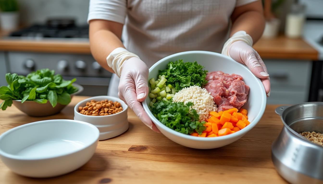 découvrez des recettes équilibrées de rations ménagères pour chien, adaptées à ses besoins nutritionnels, pour assurer sa santé et son bien-être au quotidien.